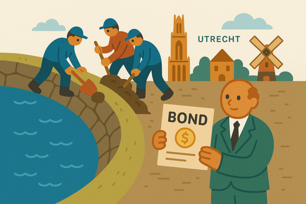 📢Vì sao phải nói đến Trái phiếu khi phân tích Tiền tệ? (Phần 1) 3 Trái phiếu sửa đê Utrecht – 1624
