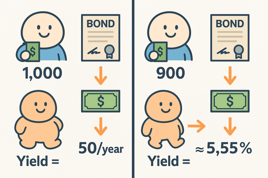Trái phiếu và tiền tệ (Phần 2): Lợi suất trái phiếu (yield) là gì? 5 yield = mức lợi tức/chi phí vốn mà thị trường áp cho chính phủ