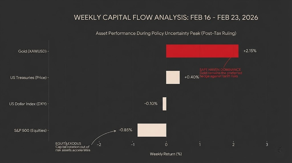 Dòng tiền đổ về Vàng khi thị trường bất định