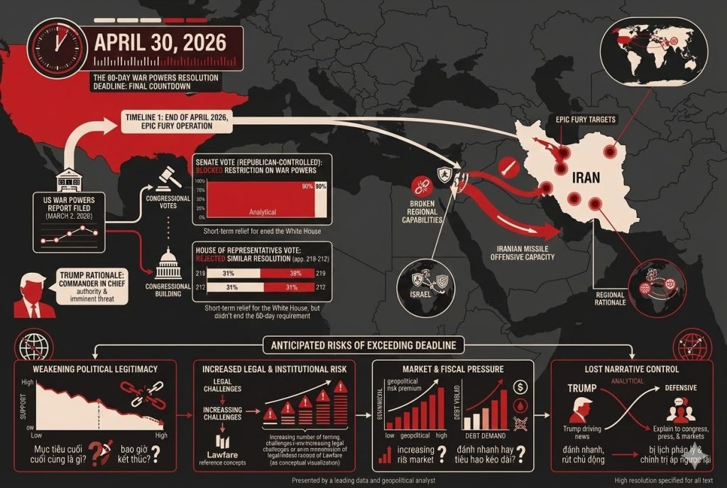 Cuối tháng 04/2026 là thời điểm nhạy cảm với Epic Fury