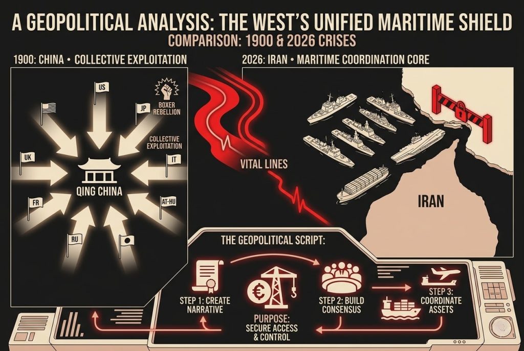Mối liên hệ giữa sự kiện Bát Quốc Liên Quân và khủng hoảng địa chính trị eo biển Hormuz