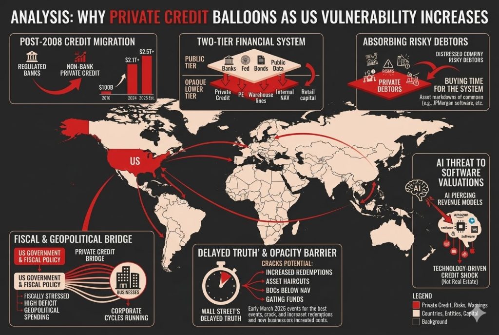 Vì sao private credit lại phình to