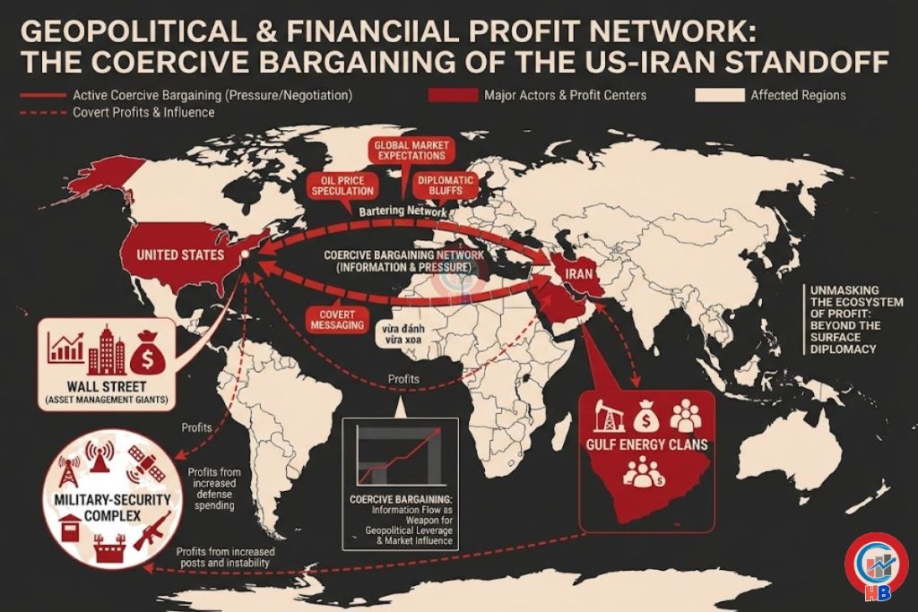 Phía Sau Đàm Phán Mỹ - Iran: Nghệ Thuật Mặc Cả Cưỡng Bức và Mạng Lưới Quyền Lực Đứng Sau Giá Dầu 11 Phía Sau Đàm Phán Mỹ - Iran