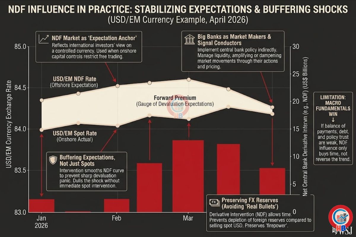 "NDF Influence" và cách các nhà hoạch định chính sách sử dụng thị trường này để bảo vệ dự trữ ngoại hối
