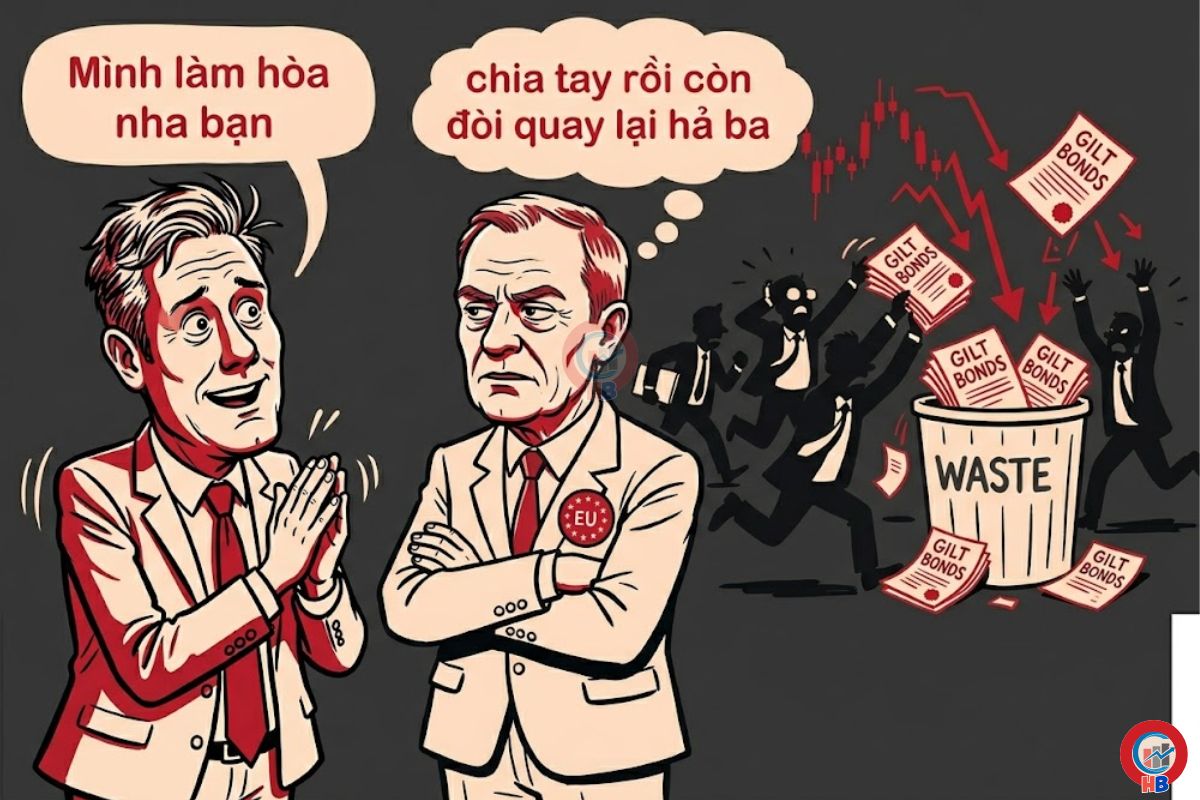 Keir Starmer reset chính trị: "Cá Mập" Lập Tức Bán Tháo Gilt 30 Năm!